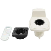 Zadi Caravan/Motorhome Push Lock with Lift Handle White - 21020.01